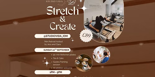 Stretch & Create: Pilate & Painting Retreat