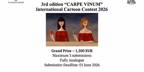 3rd edition CarpeVinum - International Cartoon Contest 2026