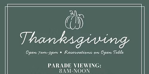 Thanksgiving @Presley's