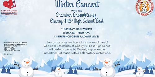 Winter Concert with the Chamber Ensembles of Cherry Hill High School East