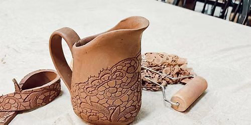 Lace Pottery Pitcher Workshop