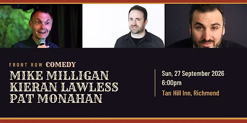 Comedy Night @ The Tan Hill Inn, Sunday 27th Sept 2026