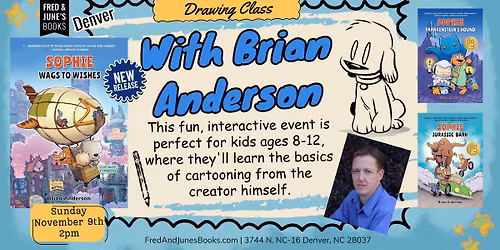 Free Cartooning Class with Author Brian Anderson (Denver)