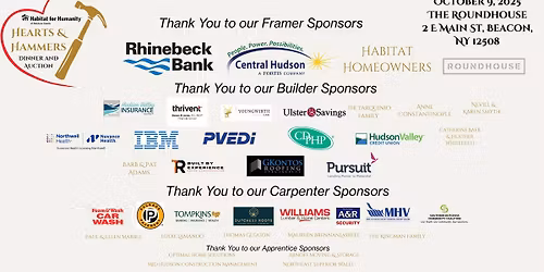 2nd Annual Hearts and Hammers Dinner & Auction