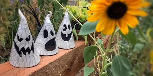 Paint & Fire -  Raku Ghost!