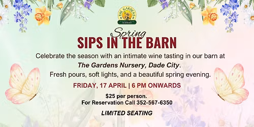 Spring Wine Tasting in the Barn