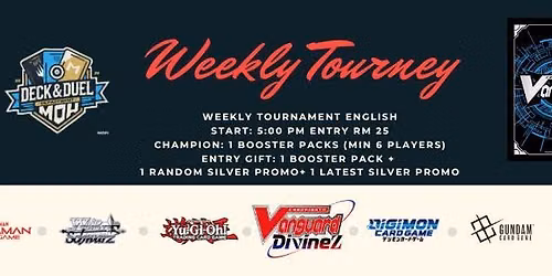 [Weekly] CardFight Vanguard ENG Weekly Tournament