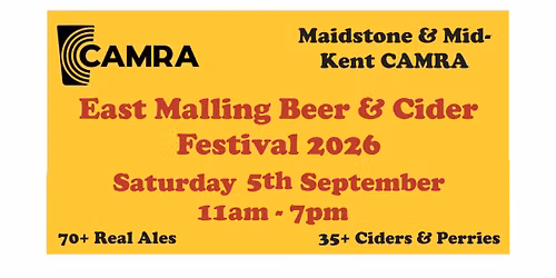 East Malling Beer and Cider Festival 2026