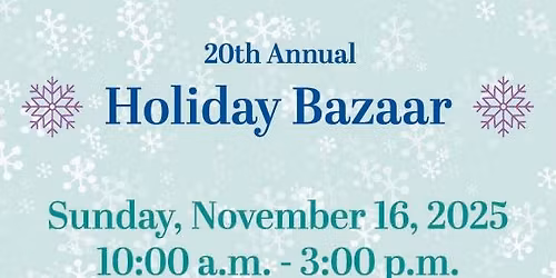 20th Annual Holiday Craft Fair