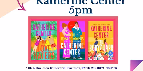 Author Signing: Katherine Center