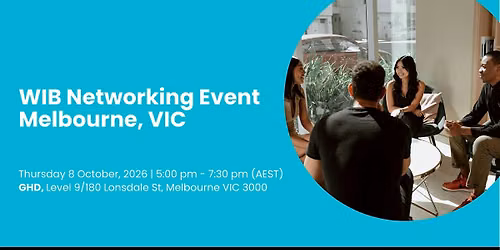 WIB Networking Event - Melbourne, VIC