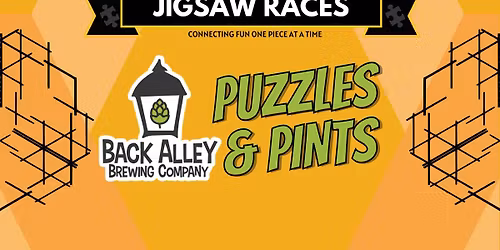 Puzzles & Pints - Jigsaw Race at Back Alley Brewing