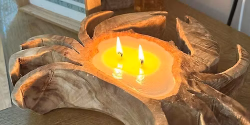 Wine Bottle \/ Crab Candle Workshop