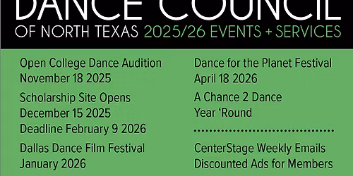 2026 Dallas Open Weeklong