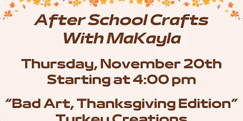 Jamerson Library\u2019s After School Crafts With MaKayla