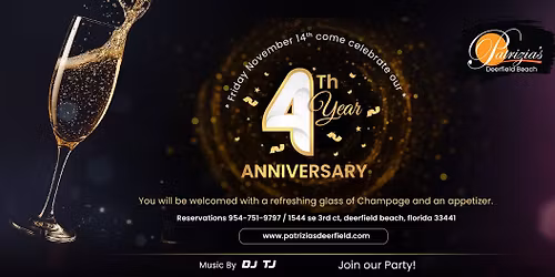 Patrizia\u2019s 4th Anniversary Celebration