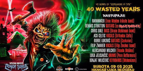 40 Wasted Years - by Rainmaker & Guests | Hangar Luke Beograd 09 05 2026 