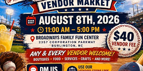 SUMMER SLAM VENDOR MARKET
