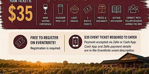 DMV DOES BOOK CLUB & WINE TASTING EXPERIENCE