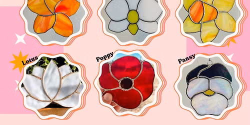 Stained Glass Flower with Morgan's Stained Glass