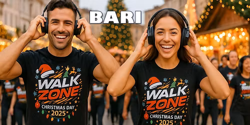 "WALKZONE\u00ae BARI XMAS DAY 2025"\ud83c\udf84Lungomare (T-Shirt Evento Inclusa)