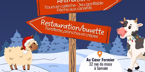 Ferme de No\u00ebl - Au C\u0153ur Fermier \ud83c\udf84\ud83c\udf85\ud83e\udde1\ud83d\udc2e