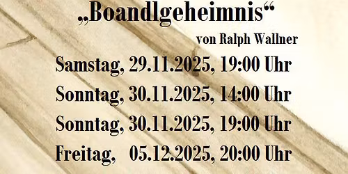 "Boandlgeheimnis"