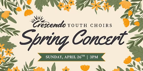 Crescendo Youth Choirs 2026 Spring Concert