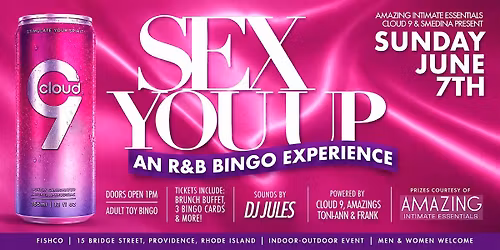 "Sex You Up" - An Adult Toy R&B Bingo Experience - Powered by Amazing