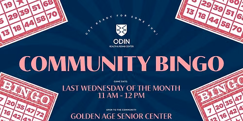 Community Bingo at Golden Age Senior Center \ud83c\udf89