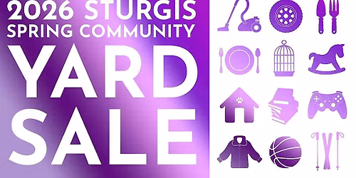 2026 Sturgis Spring Community Yard Sale Registration