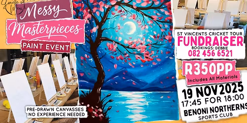 Messy Masterpieces Paint Night Fundraiser