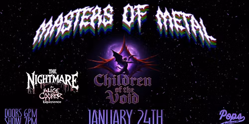 Masters of Metal: Tributes to Black Sabbath and Alice Cooper