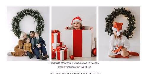 Holiday Studio Mini Sessions