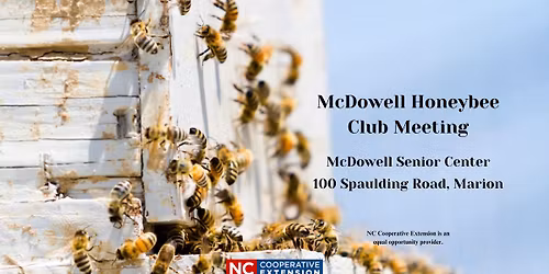 McDowell Honeybee's Club Meeting