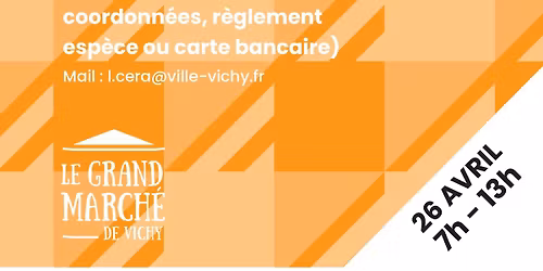 Vide Grenier du Grand March\u00e9 de Vichy