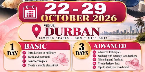 Hat makingclass Durban
