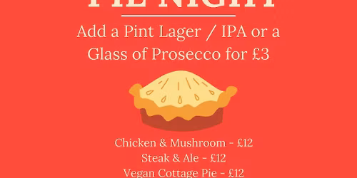 The Return of Pie Night at Darcy's Bar and Kitchen