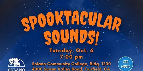 Spooktacular Sounds - A FREE concert in Fairfield, CA