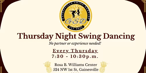 Thursday Night Swing Dancing