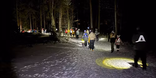 Otsalamppuretki Laajalahdessa