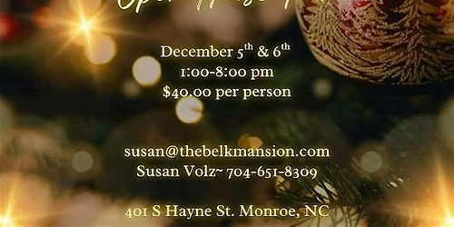 Timeless Christmas at The Belk Mansion!