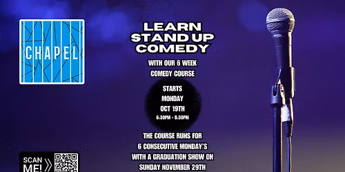Introduction to Stand-Up Comedy Course (6 weeks)