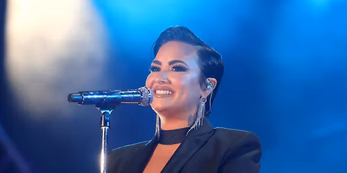 Demi Lovato with Adela