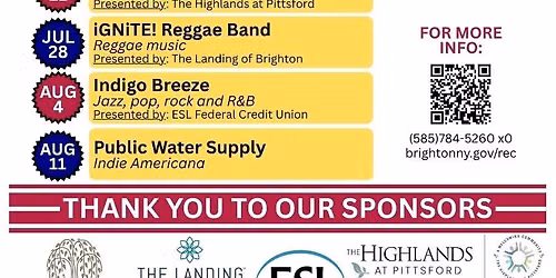Brighton's Buckland Park Summer Concert Series