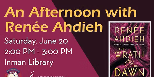 An Afternoon with Ren\u00e9e Ahdieh