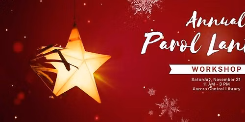 13th Annual Parol Lantern Workshop