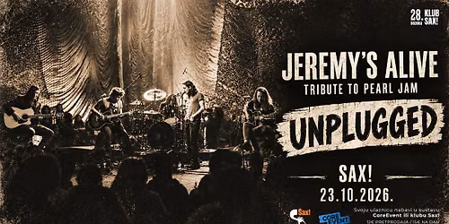 Jeremy's Alive - Pearl Jam Unplugged @ SAX!