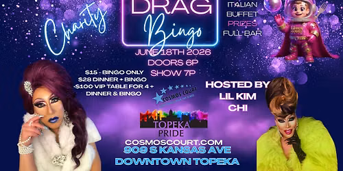 Charity Drag Bingo for Topeka Pride