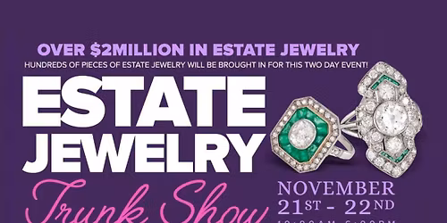 TWO DAY VINTAGE JEWELRY TRUNK SHOW